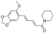 CAS 登录号:61756-56-7, (2E,4E)-5-(6-甲氧基-1,3-苯并二氧戊环-5-基)-1-哌啶-1-基戊-2,4-二烯-1-酮