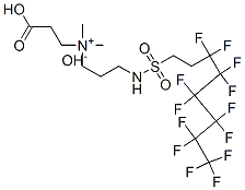 CAS 登录号：61798-69-4， (2-羧基乙基)二甲基-3-[[(3,3,4,4,5,5,6,6,7,7,8,8,8-十三氟辛基)磺酰基]氨基]丙基铵氢氧化物