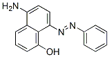 CAS 登录号：61813-46-5， 5-氨基-8-(苯基偶氮)萘酚