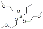 CAS 登录号：61877-82-5， 6-(2-甲氧基乙氧基)-6-丙基-2,5,7,10-四氧杂-6-硅杂十一烷