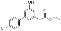 CAS 登录号:61888-75-3, 4'-氯-5-羟基-(1,1'-联苯)-3-乙酸乙酯