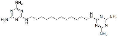 CAS 登录号：61912-28-5， N,N'''-十二烷-1,12-二基二[1,3,5-三嗪-2,4,6-三胺]