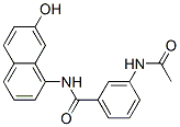 CAS 登录号:61931-64-4, 3-(乙酰氨基)-N-(7-羟基-1-萘基)苯甲酰胺