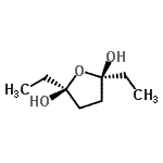 CAS 登录号：620158-63-6， (2R,5S)-2,5-二乙基四氢-2,5-呋喃二醇