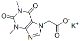 CAS#: 62026-29-3, Potassium 1,2,3,6-Tetrahydro-1,3-Dimethyl-2,6-Dioxo-7H-Purine-7-Acetate
