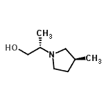 CAS 登录号：620627-29-4， (2S)-2-[(3S)-3-甲基-1-吡咯烷基]-1-丙醇