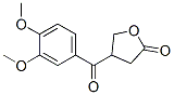 CAS 登录号：62096-81-5， 4-(3,4-二甲氧基苯甲酰基)四氢呋喃-2-酮