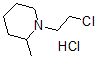 CAS#: 62124-27-0, 1-(2-Chloroethyl)-2-Methyl-Piperidine Hydrochloride (1:1)