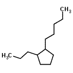 CAS 登录号：62199-51-3， 1-戊基-2-丙基环戊烷