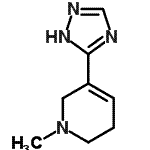 CAS 登录号：622403-85-4， 1-甲基-5-(1H-1,2,4-三唑-5-基)-1,2,3,6-四氢吡啶
