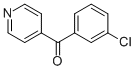 CAS#: 62246-94-0, 4-(3-Chlorobenzoyl)pyridine