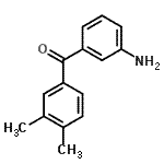 CAS 登录号：62261-58-9， (3-氨基苯基)(3,4-二甲基苯基)甲酮