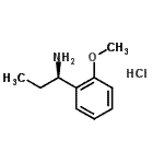 CAS 登录号：623143-38-4， (1R)-1-(2-甲氧基苯基)-1-丙胺盐酸盐(1:1)