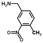 CAS 登录号：623155-53-3， 1-(4-甲基-3-硝基苯基)甲胺