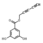 CAS 登录号：623176-87-4， 2,4-戊二炔-1-基3,5-二羟基苯甲酸酯