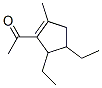 CAS 登录号：62338-24-3， 1-(4,5-二乙基-2-甲基-1-环戊烯-1-基)乙酮