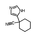 CAS 登录号：623570-12-7， 1-(1H-咪唑-4-基)环己烷甲腈