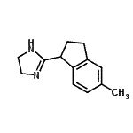 CAS 登录号：623572-97-4， 2-(5-甲基-2,3-二氢-1H-茚-1-基)-4,5-二氢-1H-咪唑