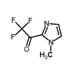 CAS 登录号：62366-56-7， 2,2,2-三氟-1-(1-甲基-1H-咪唑-2-基)乙酮