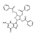 CAS 登录号：62374-25-8， 2-氨基-9-(2,3,5-三-O-苯甲酰基呋喃戊糖基)-1,9-二氢-6H-嘌呤-6-酮