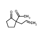 CAS 登录号：623925-63-3， 2-乙酰基-2-烯丙基环戊酮