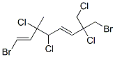 CAS 登录号：62416-32-4， 1-溴-7-(溴甲基)-3,4,7,8-四氯-3-甲基辛-1,5-二烯