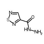 CAS 登录号：62438-04-4， 1,2,5-噻二唑-3-甲酰肼