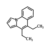 CAS 登录号：624739-90-8， 4,5-二乙基吡咯o[1,2-a]喹啉