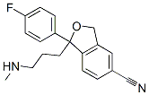 CAS 登录号：62498-67-3， 1-(4-氟苯基)-1,3-二氢-1-[3-(甲基氨基)丙基]异苯并呋喃-5-甲腈