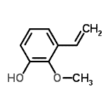 CAS 登录号：625120-95-8， 2-甲氧基-3-乙烯基苯酚