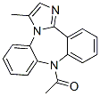 CAS#: 62538-94-7, 9-Acetyl-3-Methyl-9H-Dibenz[b,f]Imidazo[1,2-d][1,4]Diazepine
