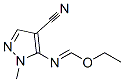 CAS 登录号：62564-58-3， 5-(乙氧基亚甲基氨基)-1-甲基-吡唑-4-甲腈