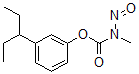 CAS 登录号:62573-57-3, 3-(3-戊基)苯基 N-甲基-N-亚硝基氨基甲酸酯