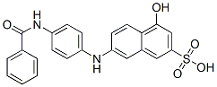 CAS 登录号:6259-47-8, 6-(4-苯甲酰胺基苯胺基)-1-萘酚-3-磺酸
