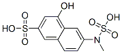 CAS 登录号：6259-56-9， 4-羟基-6-(磺基甲基氨基)萘-2-磺酸