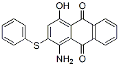 CAS 登录号:62591-95-1, 1-氨基-4-羟基-2-(苯基硫代)蒽醌