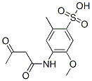 CAS#: 62592-39-6, 4-[(1,3-Dioxybutyl)Amino]-5-Methoxy-2-Methyl-Benzenesulfonic Acid