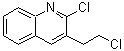 CAS 登录号：62595-04-4， 2-氯-3-(2-氯乙基)喹啉