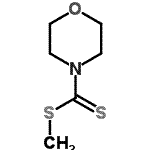CAS 登录号：62604-08-4， 甲基4-吗啉二硫代甲酸酯