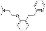 CAS#: 62611-27-2, N,N-Dimethyl-2-[2-[(E)-2-pyridin-2-ylethenyl]phenoxy]ethanamine hydrochloride