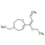 CAS#: 626233-25-8, 7-[(1E)-1-Ethoxy-1,3-butadien-1-yl]-4-ethyl-2,3,4,5-tetrahydrooxepine
