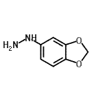 CAS 登录号：62646-09-7， 1,3-苯并二氧戊环-5-基肼