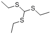 CAS 登录号：6267-24-9， 三(乙硫基)甲烷