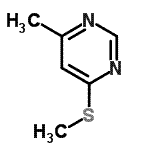 CAS 登录号：62671-89-0， 4-甲基-6-(甲硫基)嘧啶