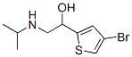 CAS 登录号：62673-55-6， 1-(4-溴-2-噻吩基)-2-异丙基氨基乙醇