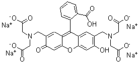 CAS#: 62698-56-0, 2-[2,7-Bis[[Bis(Carboxymethyl)Amino]Methyl]-6-Hydroxy-3-Oxo-3H-Xanthen-9-Yl]-Benzoic Acid Sodium Salt (1:4)