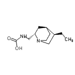CAS 登录号：627086-77-5， {[(2S,4S,5R)-5-乙基-1-氮杂双环[2.2.2]辛-2-基]甲基}氨基甲酸