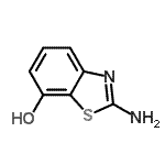 CAS 登录号：62715-76-8， 2-氨基-1,3-苯并噻唑-7-醇