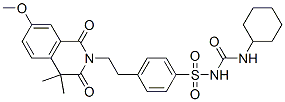 CAS#: 62783-47-5, 3-Cyclohexyl-1-[4-[2-(7-Methoxy-4,4-Dimethyl-1,3-Dioxo-Isoquinolin-2-Yl)Ethyl]Phenyl]Sulfonyl-Urea