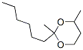 CAS#: 6290-07-9, 2-Hexyl-2,4-Dimethyl-1,3-Dioxane